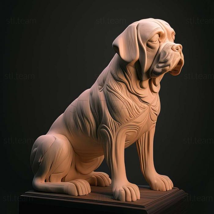 3D модель Пел собака известное животное (STL)